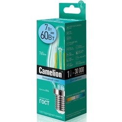Лампочка Camelion LED7-C35-FL 7W 3000K E14