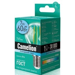 Лампочка Camelion LED7-G45-FL 7W 3000K E14
