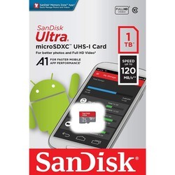 Карта памяти SanDisk Ultra A1 microSDXC Class 10 1024Gb