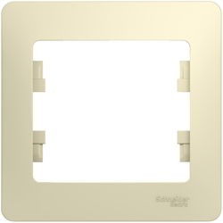 Рамка для розетки / выключателя Schneider Glossa GSL000201