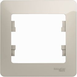 Рамка для розетки / выключателя Schneider Glossa GSL000901