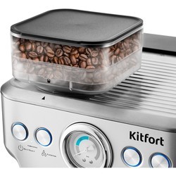 Кофеварка KITFORT KT-755 (серебристый)