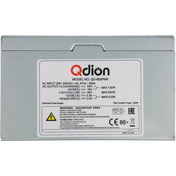 Блок питания QDION QD-650PNR 80+