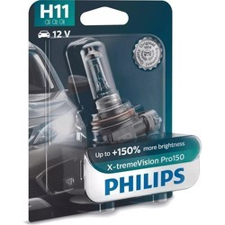 Автолампа Philips X-tremeVision Pro150 H11 1pcs