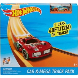 Автотрек / железная дорога Hot Wheels Track Builder Car and Mega Track Pack