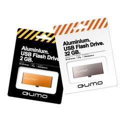 USB Flash (флешка) Qumo Aluminium (серебристый)