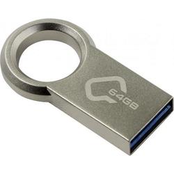 USB Flash (флешка) Qumo Aluminium (серебристый)
