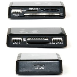 Картридер / USB-хаб KS-is KS-054