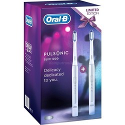 Электрическая зубная щетка Braun Oral-B Pulsonic Slim Duo 1000