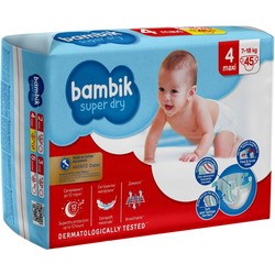 Подгузники Bambik Super Dry Diapers 4 / 45 pcs