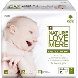 Подгузники Nature Love Mere Magic Soft Fit Diapers NB S