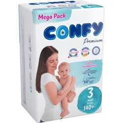 Подгузники Confy Premium Diapers 3 / 140 pcs