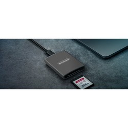 Картридер / USB-хаб Transcend TS-RDE2