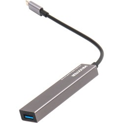 Картридер / USB-хаб Maxxter HU3C-4P-02