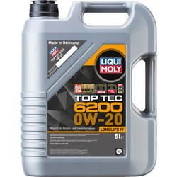 Моторное масло Liqui Moly Top Tec 6200 0W-20 5L