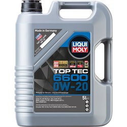Моторное масло Liqui Moly Top Tec 6600 0W-20 5L