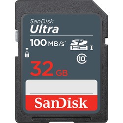 Карта памяти SanDisk Ultra SDHC UHS-I 100MB/s Class 10