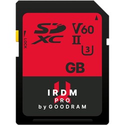 Карта памяти GOODRAM SDXC IRDM Pro V60 UHS II U3 128Gb