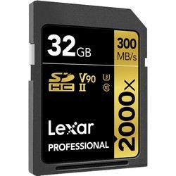Карта памяти Lexar Professional 2000x SDHC UHS-II V90