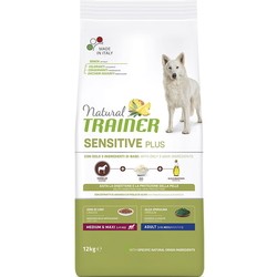 Корм для собак Trainer Trainer Trainer Natural Dog Sensitive Plus Adult Medium&Maxi Cavallo 12 kg