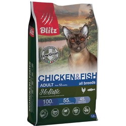 Корм для кошек Blitz Adult All Breeds Holistic Chicken/Fish 1.5 kg