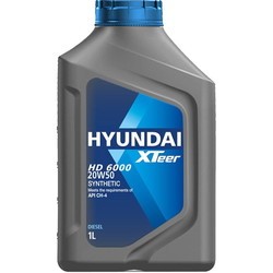 Моторное масло Hyundai XTeer HD 6000 20W-50 1L
