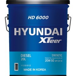 Моторное масло Hyundai XTeer HD 6000 20W-50 20L
