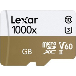 Карта памяти Lexar Professional 1000x microSDXC UHS-II V60 128Gb