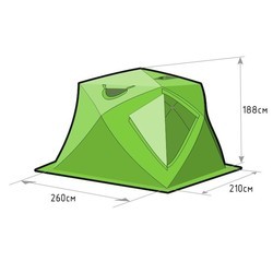 Палатка Lotos Cube 4 Compact Long