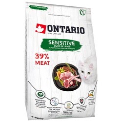 Корм для кошек Ontario Sensitive Duck/Lamb 0.4 kg