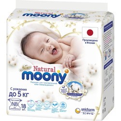 Подгузники Moony Natural Diapers NB / 18 pcs