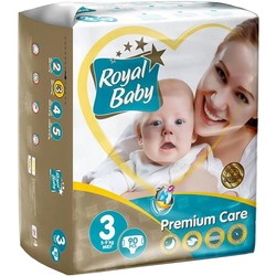 Подгузники Royal Baby Premium Care 3 / 90 pcs
