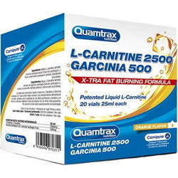 Сжигатель жира Quamtrax L-Carnitine 2500 Garcinia 500 20x25 ml
