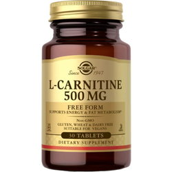 Сжигатель жира SOLGAR L-Carnitine 500 mg 30 tab