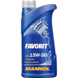 Моторное масло Mannol Favorite 15W-50 1L
