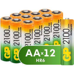 Аккумулятор / батарейка GP Rechargeable 12xAA 2100 mAh