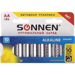 Аккумулятор / батарейка SONNEN Alkaline 10xAA