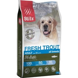 Корм для собак Blitz Adult All Breeds Holistic Fresh Trout 12 kg