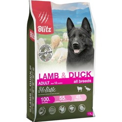 Корм для собак Blitz Adult All Breeds Holistic Lamb/Duck 12 kg