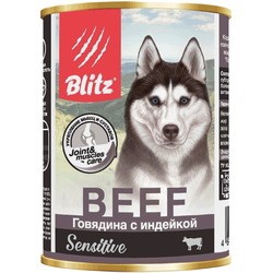 Корм для собак Blitz Canned Beef/Turkey 0.4 kg