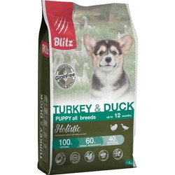 Корм для собак Blitz Puppy All Breeds Holistic Turkey/Duck 12 kg
