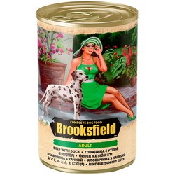 Корм для собак Brooksfield Canned Adult Beef/Duck 0.4 kg