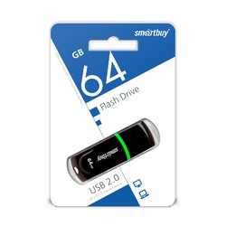 USB-флешка SmartBuy Paean 64Gb (черный)