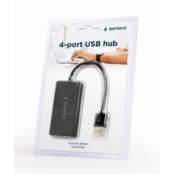 Картридер / USB-хаб Gembird UHB-U2P4-04