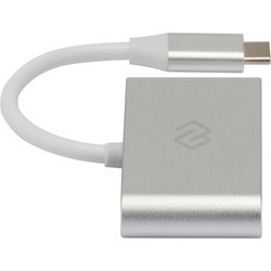 Картридер / USB-хаб Digma CR-C2501 (серый)