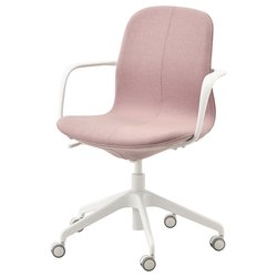 Компьютерное кресло IKEA LANGFJALL 892.100.28 (розовый)