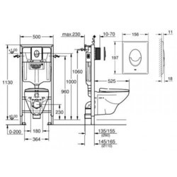 Инсталляция для туалета Grohe Solido Compact 39400000 WC