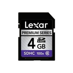 Карты памяти Lexar Premium 100x SDHC Class 6 4Gb