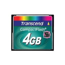 Карты памяти Transcend CompactFlash 266x 4Gb