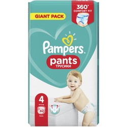 Подгузники Pampers Pants 4 / 62 pcs